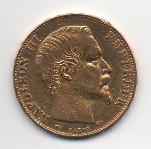 FRANCIA DEL AÑO 1856 DE 20 FRANCOS