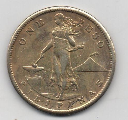 FILIPINAS DEL AÑO 1907 DE 1 PESO