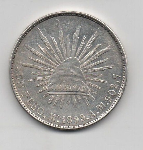 MEXICO DEL AÑO 1899 DE 1 PESO