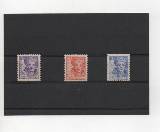 ESTADO ESPAÑOL (FRANCO) DEL AÑO 1942 Nº 954/956 ** IV CENTENARIO DE SAN JUAN DE LA CRUZ