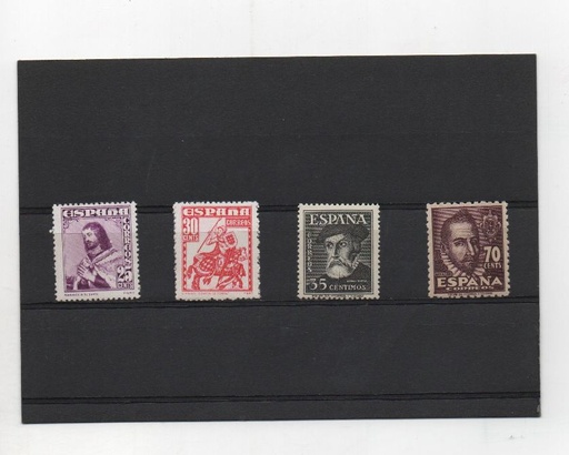 ESTADO ESPAÑOL (FRANCO) DEL AÑO 1948 Nº 1033/36 ** PERSONAJES