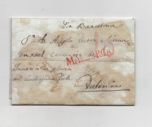 ESPAÑA Nº 53 MALLORCA AÑO 29- 12- 1841