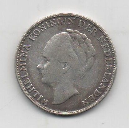 CURAÇAO DEL AÑO 1944 DE 1 GULDEN