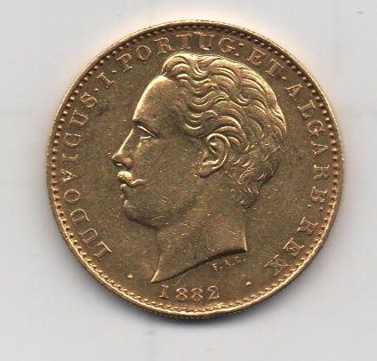 PORTUGAL DEL AÑO 1882 DE 1000 REIS