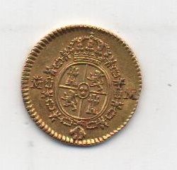 ESPAÑA CARLOS III DEL AÑO 1788 DE 1/2 ESCUDO