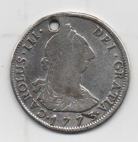 ESPAÑA CARLOS III DEL AÑO 1773 DE 4 REALES