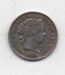 ESPAÑA ISABEL II DEL AÑO 1863 DE 1 REAL